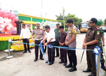 Pertama Beroprasi Bus Sekolah Untuk Pelajar Millenial di Kota Bangkinang