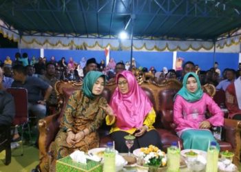 Wakil Bupati Natuna Dra Hj Ngesti Yuni Suprapti Kunker ke Serasan Soalisasikan Program Kesehatan