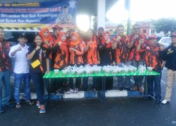 PAC Pemuda Pancasila Tanjungpinang Timur Berbagi Tak’jil