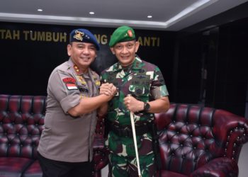 Salam Komando Kapolda Kepri Untuk Pangdam I/BB di Peringatan HUT Kodam I/Bukit Barisan Ke-69