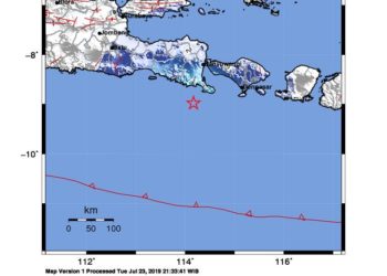Gempa Magnitudo 4.9 Mengguncang Bali dan Sekitarnya, Dirasakan II—IV MMI