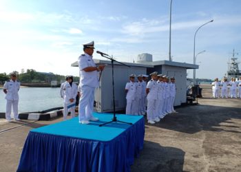 Dansatrol Lantamal IV Pimpin Sertijab Komandan Kapal Perang RI (Dan KRI) dan Komandan Kapal Angkatan Laut (Dan KAL)