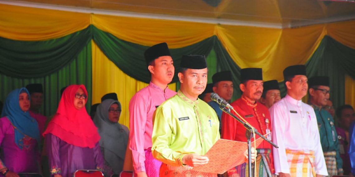 HUT Provinsi Riau Ke-62 Diwarnai Pakaian Adat Melayu