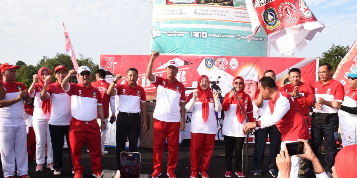 Danlantamal IV Hadiri Acara Gebyar Merah Putih di Dompak