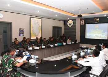 Danlantamal IV Terima Kunjungan Tim Wasrik BPK RI
