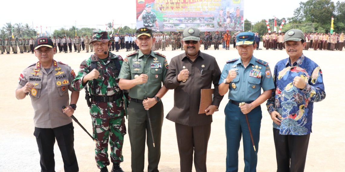 Kapolda Kepri Hadiri Penutupan TMMD Ke-105 Sekaligus Adakan Kunjungan Kerja ke Polres Karimun
