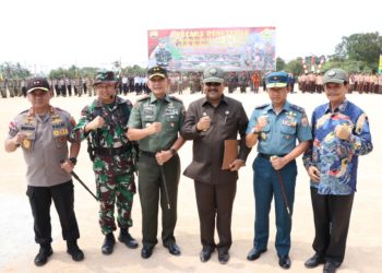Kapolda Kepri Hadiri Penutupan TMMD Ke-105 Sekaligus Adakan Kunjungan Kerja ke Polres Karimun