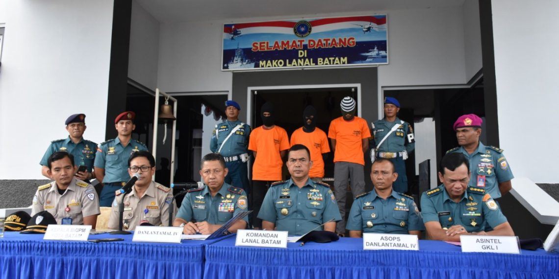 Tim Satgasgab F1QR Koarmada I Gagalkan Penyelundupan Baby Lobster