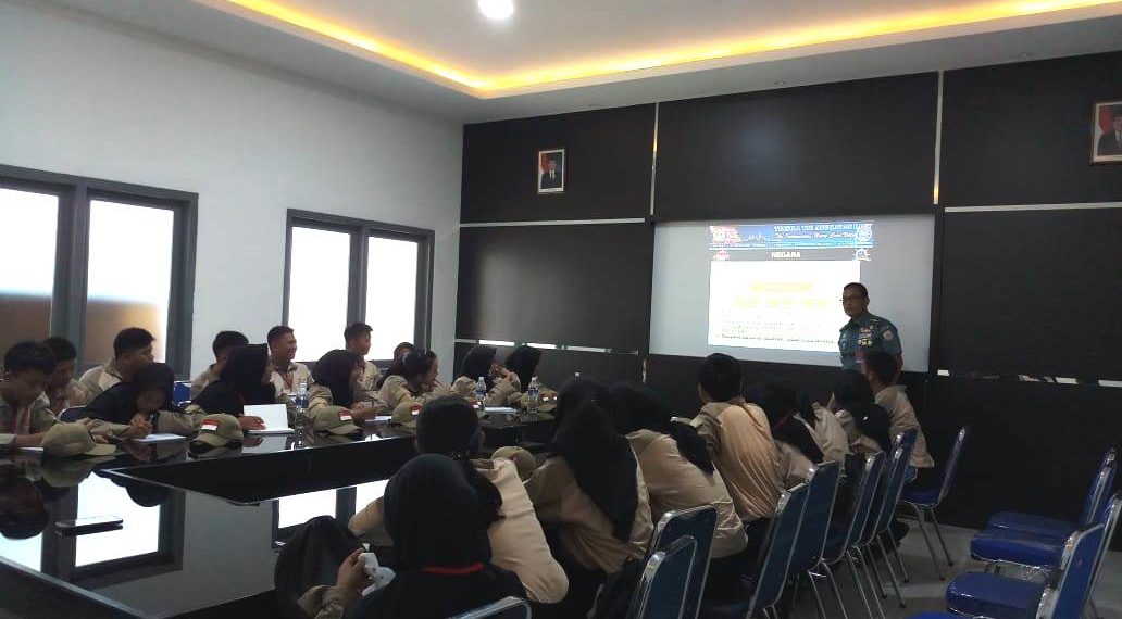 Danlantamal IV Sambut Peserta SMN: Tanamkan Bela Negara Sejak Dini