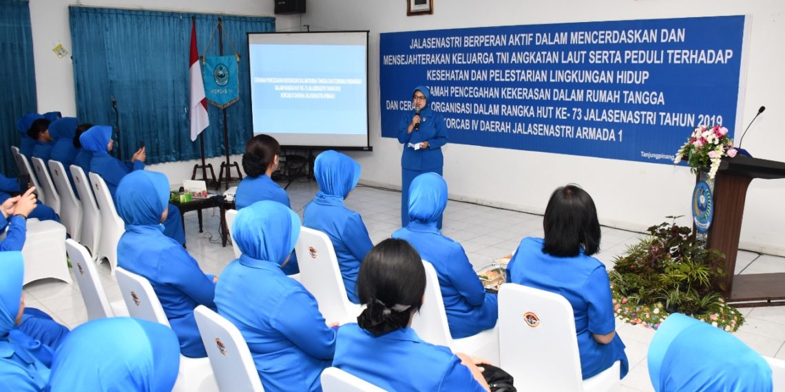Peringatan HUT ke-73 Jalasenastri Digelar dengan Penyuluhan tentang KDRT