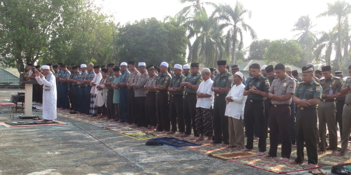 Kodim 0315/Bintan Gelar Sholat Istisqo dan Doa Bersama