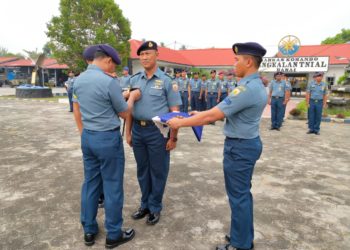 Lanal Ranai Laksanakan Upacara Serah Terima Jabatan Dankal Panda I.4-24