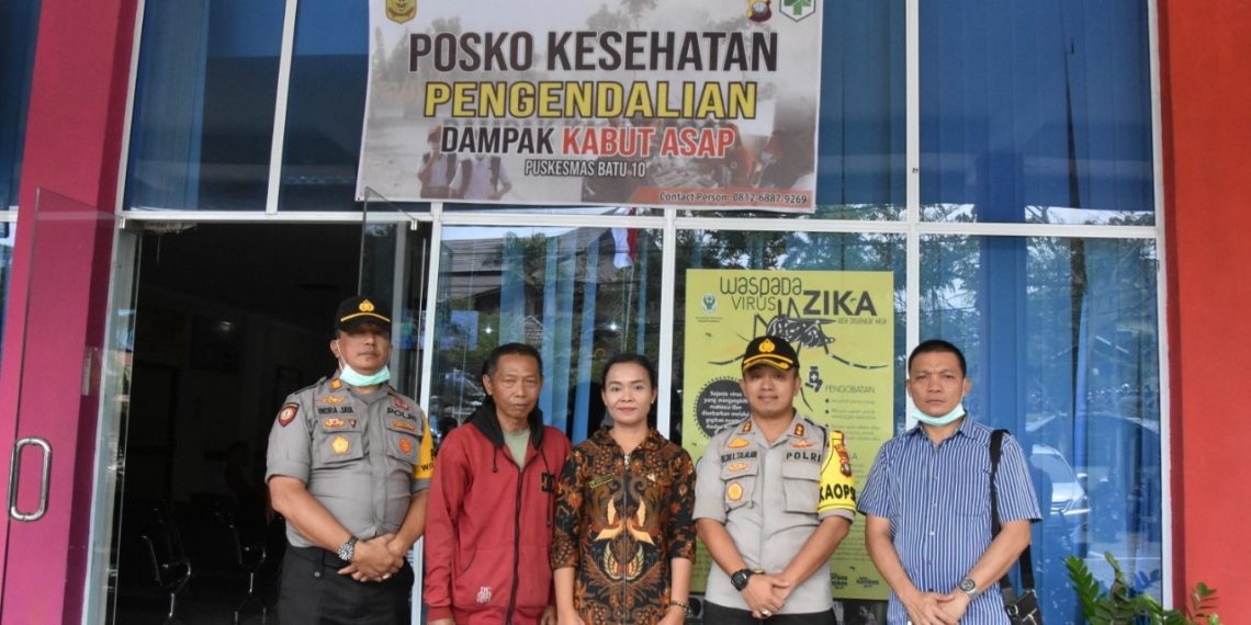 Kapolres Tanjungpinang Pantau Langsung Posko Kesehatan Pengendalian Kabut Asap
