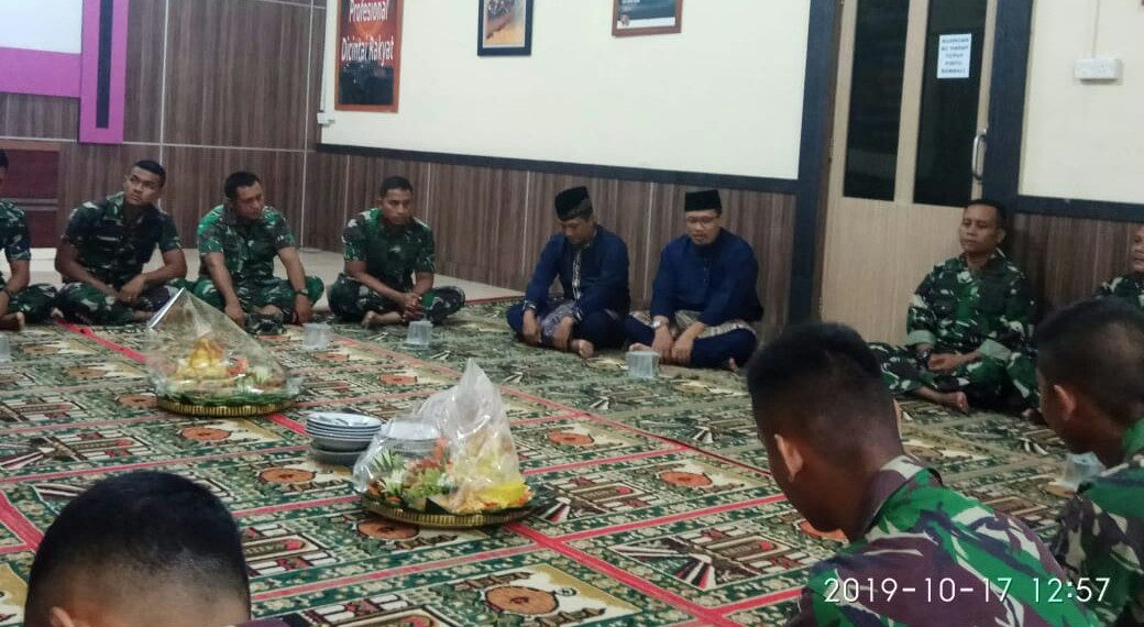 Yonmarhanlan IV Tanjungpinang Gelar Doa bersama Jelang Pelepasan Atlet Dayung dan Renang