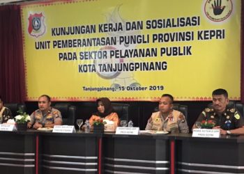 Unit Pemberantasan Pungli Provinsi Kepri Gelar Kunjungan Kerja dan Sosialisasi Sektor Pelayanan Publik di Kota Tanjungpinang