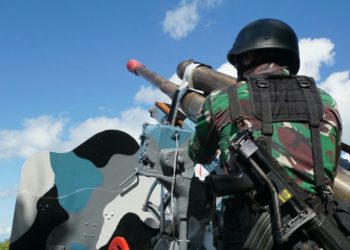 Lantamal IV Gelar Latihan Hanlan dan Bahaya Kebakaran