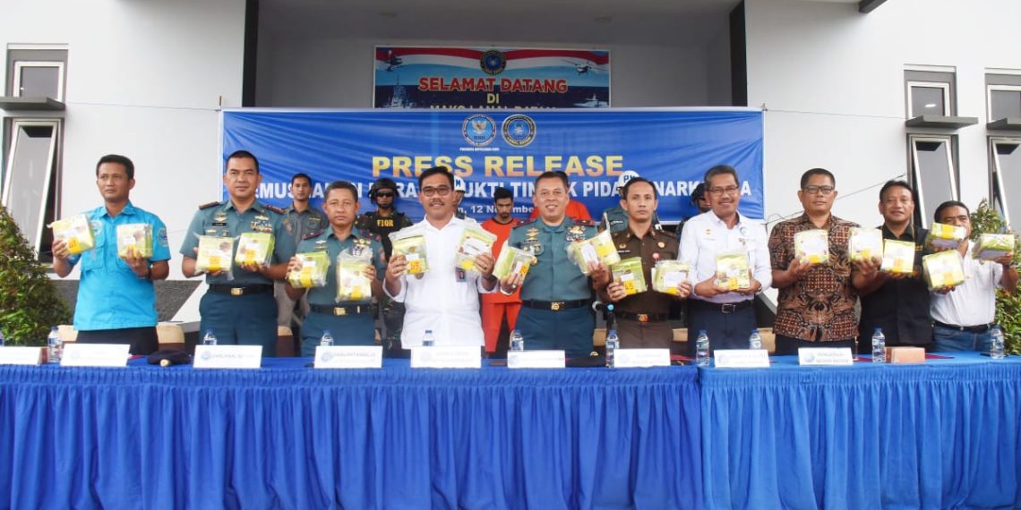 50 Kg Barang Bukti Sabu Dimusnahkan Di Lanal Batam
