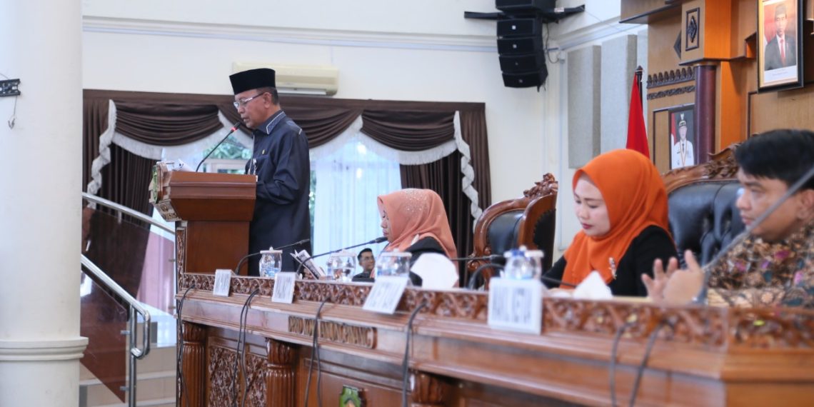 Walikota Sampaikan Usulan 6 Ranperda Tahap I Tahun 2020
