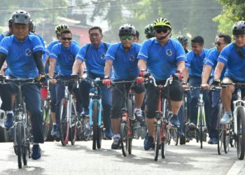 Gowes Sepeda Bersama Semarakkan AKS 2020