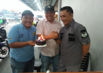 KBO Satbinmas Polres Bintan Kasih Kejutan Kepada Pemred Lidiknews