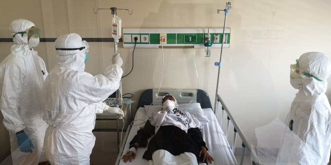 RSUP Raja Ahmad Tabib Gelar Simulasi Penanganan Corona Virus