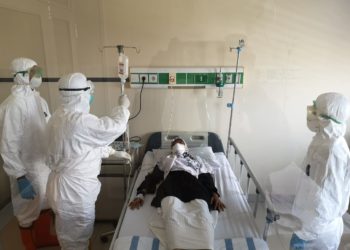 RSUP Raja Ahmad Tabib Gelar Simulasi Penanganan Corona Virus