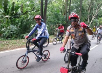Plt Gubernur Kepri Isdianto : Ajak Masyarakat Kepri Berolahraga Sepeda