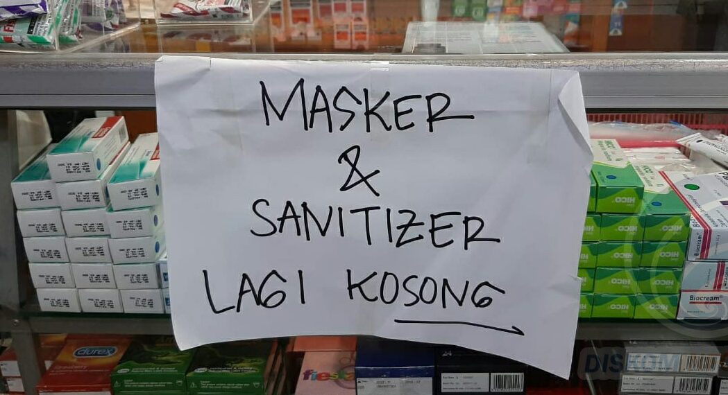 Hand Sanitizer dan Masker di Tanjungpinang Langka