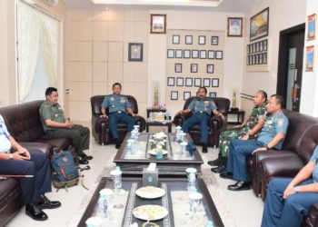 Danlantamal IV Menerima Kunjungan Kerja Tim Sahli Panglima TNI