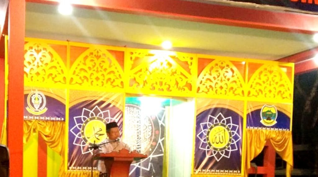 Buka Kegiatan MTQ ke-IV 2020, Ini Harapan Wabup Lingga dan paparan Camat Singsel