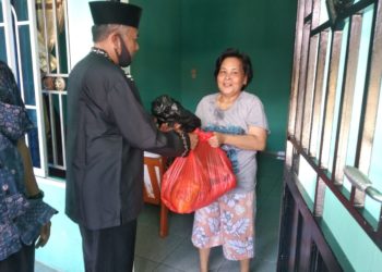 Ketua IK LIMKO Tanjungpinang AKP Sukarman Pimpin Berbagi Tali Asih Saat Pandemi Covid-19