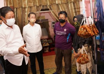 Produksi Masker, Isdianto Apresiasi UMKM