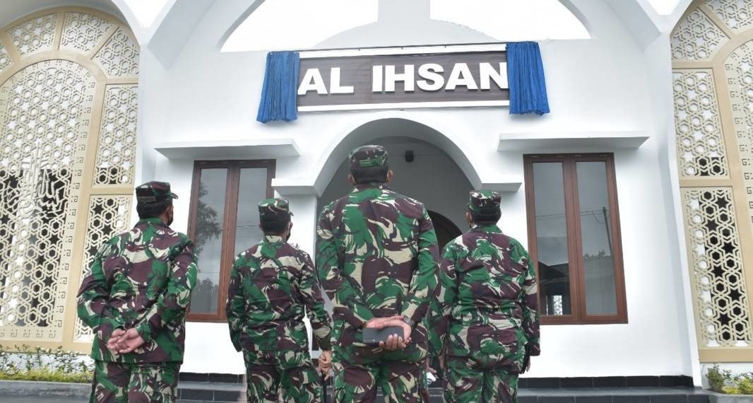 Kasal Resmikan Masjid Al-Ihsan Komplek Satuan Koarmada I Tanjung Uban
