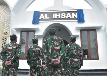 Kasal Resmikan Masjid Al-Ihsan Komplek Satuan Koarmada I Tanjung Uban
