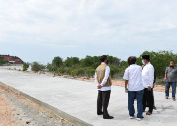 Pulang Kampung, Isdianto Resmikan Beberapa Proyek Fisik