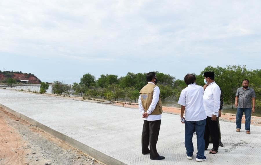 Pulang Kampung, Isdianto Resmikan Beberapa Proyek Fisik