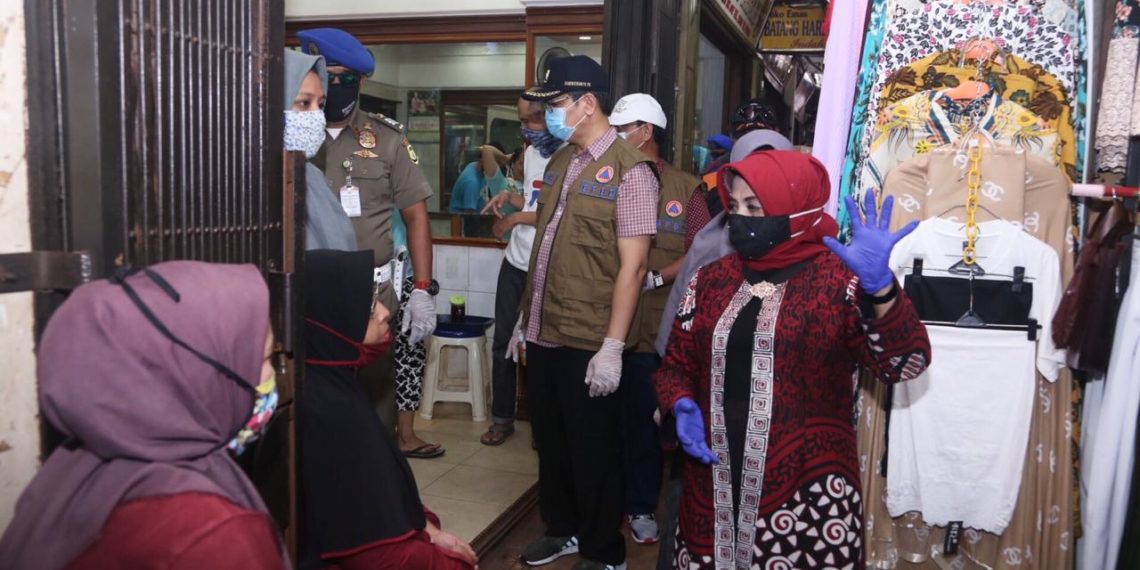 Jelang New Normal, Rahma Tinjau Pasar Jalan Merdeka