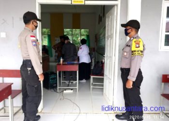 Polsek Senyang Lakukan Pengamanan Pelantikan Anggota PPS