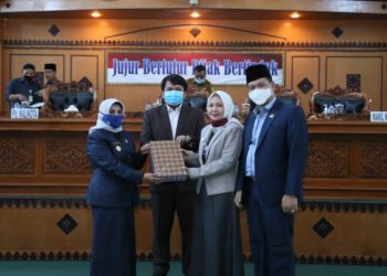 Plt. Walikota Tanjungpinang Sampaikan Ranperda Pertanggungjawaban APBD 2019