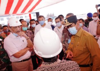 Isdianto Dampingi Menko Marves Tinjau PT. BAI