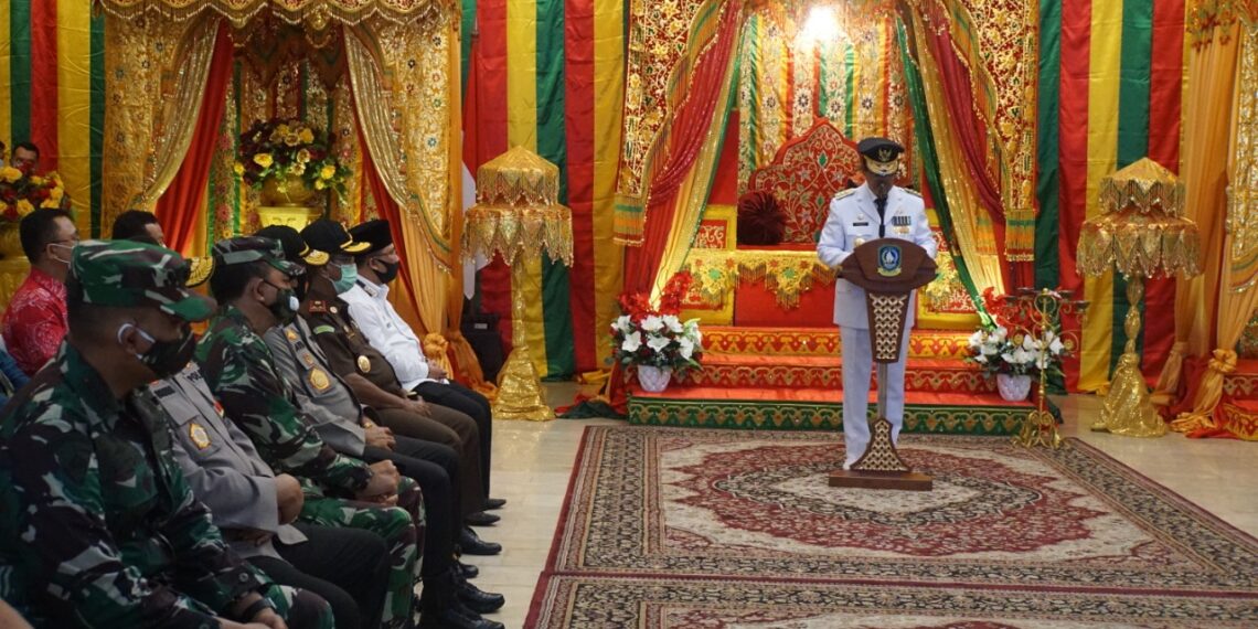 Wadanlantamal IV Hadiri Tepuk Tepung Tawar Pelantikan Gubernur Kepri