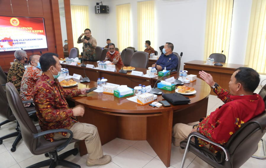 Audiensi Komisi I DPRD Kepri Bersama Kepala BIN Daerah dalam Meningkatkan Koordinasi Penyelenggaraan Pemerintah Daerah