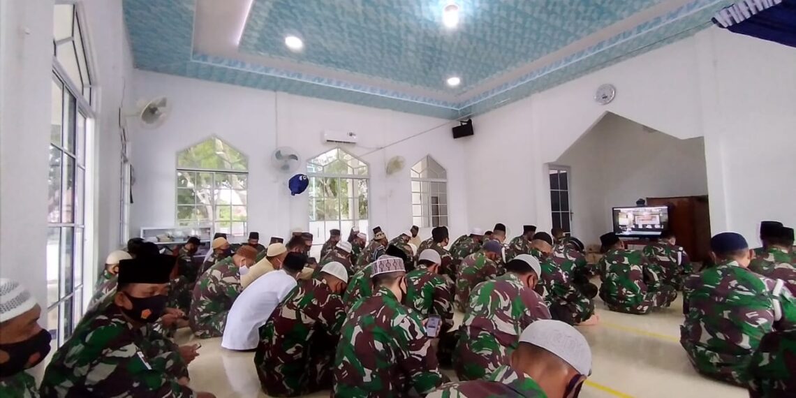 Peringati HUT Ke-75 RI, Lanal TBK Gelar Dzikir dan Doa Bersama