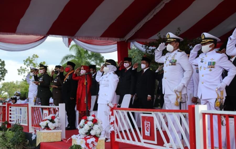 Meski Adaptasi Tatanan Normal Baru, Peringatan HUT RI di Tanjungpinang Tetap Khidmat