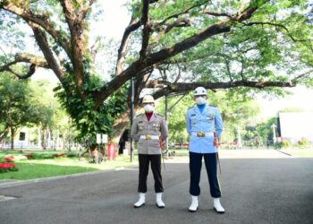 Ini Susunan Petugas Upacara Penurunan Bendera Merah Putih di Istana Merdeka