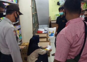 Pelanggar Protokol Kesehatan dapat Teguran Polsek Bukit Bestari saat OPS Yustisi
