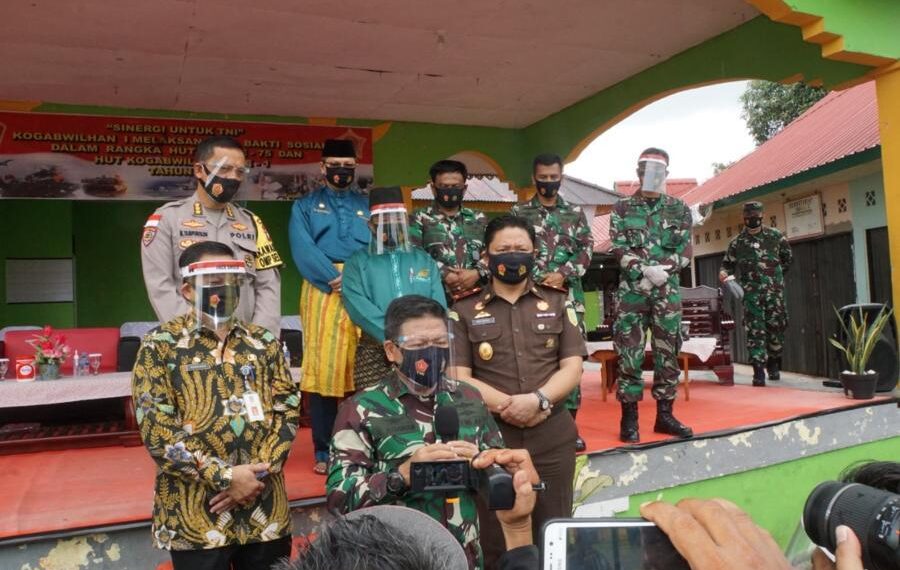 Aspotmar Danlantamal IV Hadiri Acara Baksos Kogabwilhan I