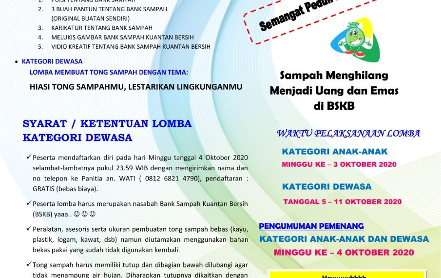 BSBK Gandeng Berbagai Pihak Untuk Lindungi Lingkungan