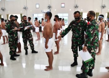 Brigjen TNI Harnoto, S.Sos, Pimpin Langsung Sidang  Parade Secata PK Gel II tahun 2020