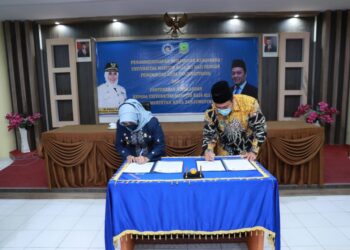 Pemko Tanjungpinang Serahkan 6,6 Hektar Tanah Hibah ke UMRAH